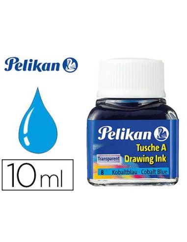 Tinta China Pelikan Azul Cobalto Bote De 10 Ml|Libreriasalesiana