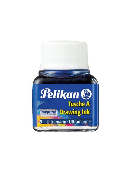Tinta China Pelikan Azul Ultramar Bote De 10 Ml|Libreriasalesiana