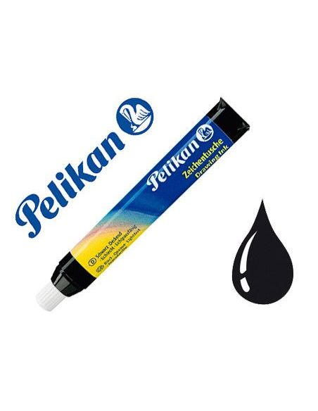 Tinta China Pelikan Negro Cargador 9 Ml Blister De 1 Unidad|Libreriasalesiana