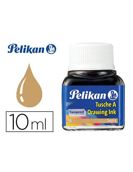 Tinta China Pelikan Sepia Bote De 10 Ml|Libreriasalesiana