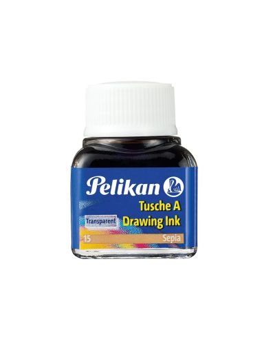 Tinta China Pelikan Sepia Bote De 10 Ml|Libreriasalesiana