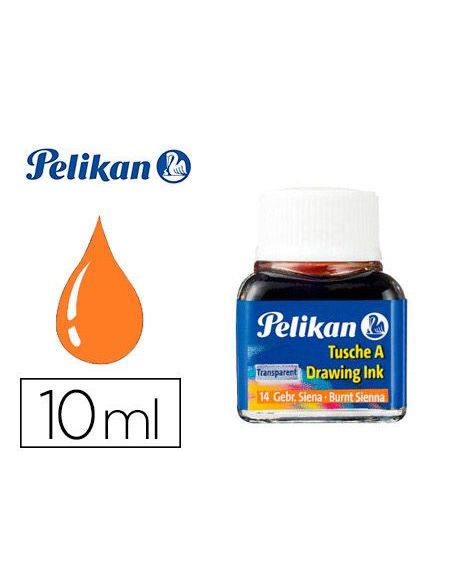 Tinta China Pelikan Siena Tostada Bote De 10 Ml|Libreriasalesiana