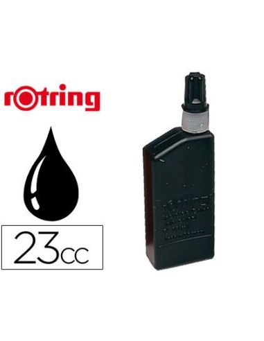 Tinta China Rotring Negra Bote 23 Cc|Libreriasalesiana