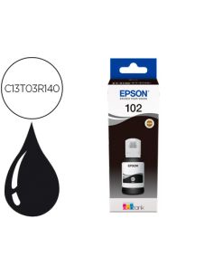 Tinta Epson Ecotank 102 Et-2700 / 2750 / 3700 / 3750 / 4750 Bote De 127 Ml Negro 7.500 Pag