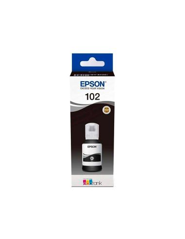 Tinta Epson Ecotank 102 Et-2700 / 2750 / 3700 / 3750 / 4750 Bote De 127 Ml Negro 7.500 Pag