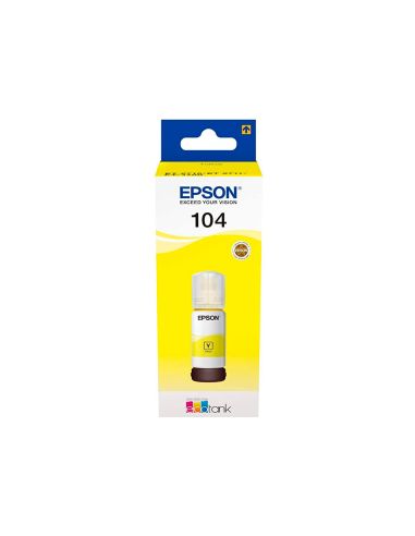 Tinta Epson Ecotank 104 Et-2710 / 2711 / 2712 / 2720 / 2726 / 4700 Amarillo 7500 Paginas