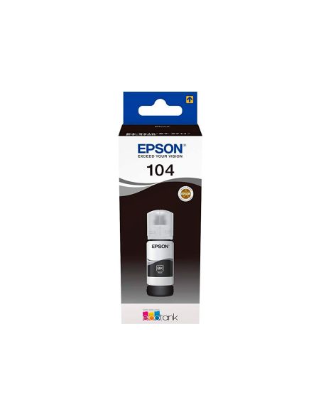 Tinta Epson Ecotank 104 Et-2710 / 2711 / 2712 / 2720 / 2726 / 4700 Negro 4500 Paginas