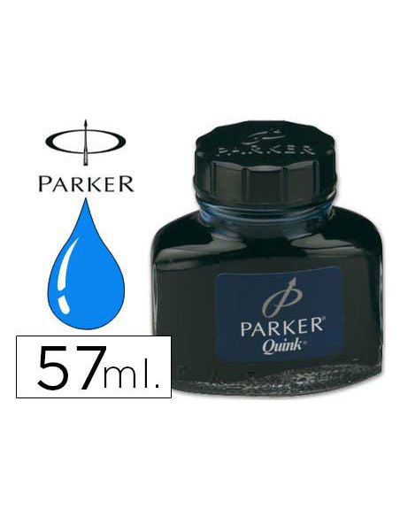 Tinta Estilografica Parker Azul Permanente Bote 57 Ml