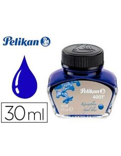 Tinta Estilografica Pelikan 4001 Azul Real Bote 30 Ml