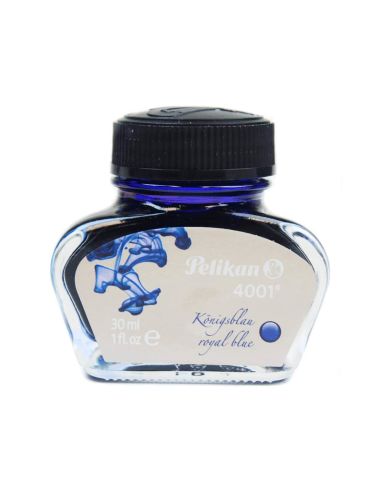 Tinta Estilografica Pelikan 4001 Azul Real Bote 30 Ml