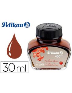Tinta Estilografica Pelikan 4001 Marron Brillante Bote 30 Ml