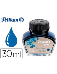 Tinta Estilografica Pelikan 4001 Negro/Azul Bote 30 Ml