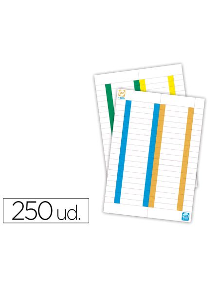 Tira De Papel Para Visores Pack De 250 Etiquetas