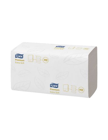 Toalla Secamanos Tork Xpress Extrasuave Engarzada 2 Capas 34X21,2 Cm Paquete De 100 Unidades