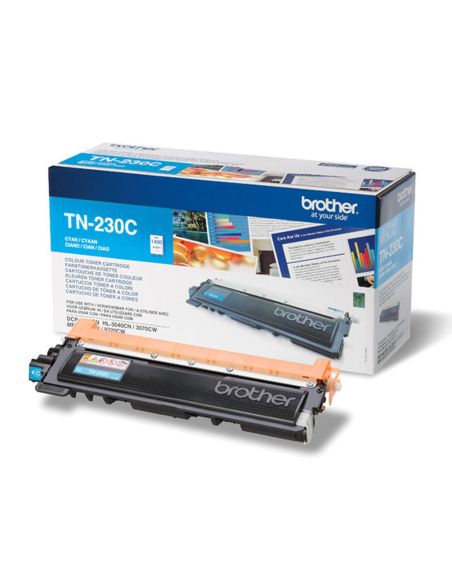 Toner Brother Tn-230 Cian -1.400Pag- Hl-3040Cn Hl-3070Cw Dcp-9010Cn Mfc-9120Cn Mfc-9320Cw|Libreriasalesiana