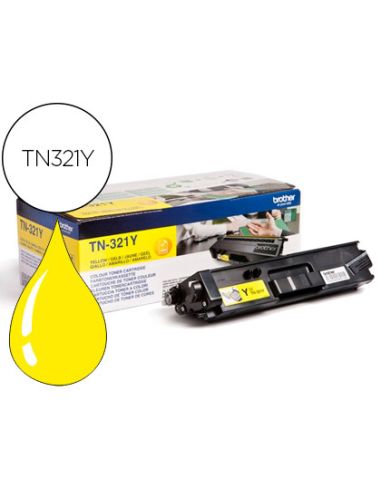 Toner Brother Tn-321Y Hll8250Cdn / Hll8350Cdw Amarillo 1500 Pag