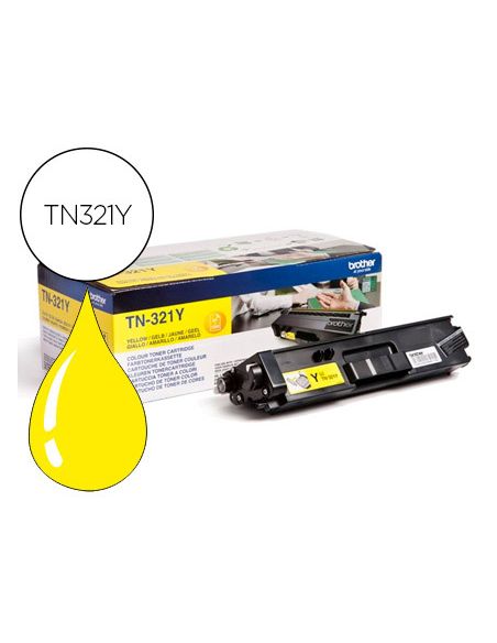 Toner Brother Tn-321Y Hll8250Cdn / Hll8350Cdw Amarillo 1500 Pag
