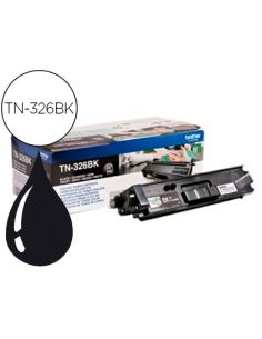 Toner Brother Tn-326Bk Hll8250Cdn / Hll8350Cdw Alta Capacidad Negro 4000 Pag