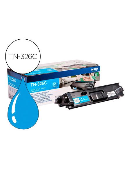 Toner Brother Tn-326C Hll8250Cdn / Hll8350Cdw Alta Capacidad Cian 3500 Pag