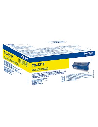 Toner Brother Tn-421 Para Dcp-L8410 Cdn / 8410 Cdw / Hl-L8260 Cdw / Mfc-L8360 Cdw / 8690 Cdw / 8900 Cdw Amarillo