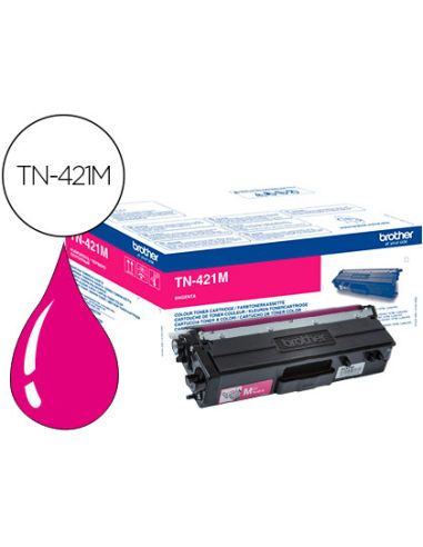 Toner Brother Tn-421 Para Dcp-L8410 Cdn / 8410 Cdw / Hl-L8260 Cdw / Mfc-L8360 Cdw / 8690 Cdw / 8900 Cdw Magenta