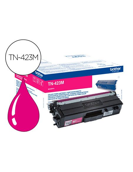 Toner Brother Tn-423 Para Dcp-L8410 Cdn/8410 Cdw/ Hl-L8260 Cdw/Mfc-L8360 Cdw /8690 Cdw/8900 Cdw Magenta