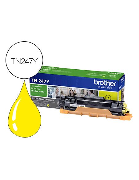 Toner Brother Tn247Y Dcp-L3510Cdw / Hl-L3270Cdw / Mfc-L3710Cw Amarillo 2300 Paginas