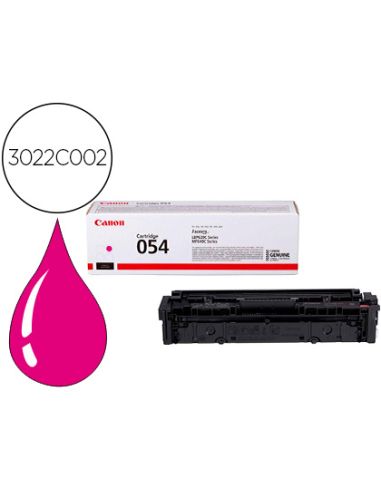Toner Canon 054 Lbp622 / Mf641 / I-Sensys Lbp621 / 623 / 641 / 643 / 645 / 622 Magenta 1200 Paginas
