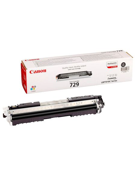 Toner Canon 729 Bk I-Sensys Lbp7010C / Lbp7018C Negro 1.200 Pag|Libreriasalesiana