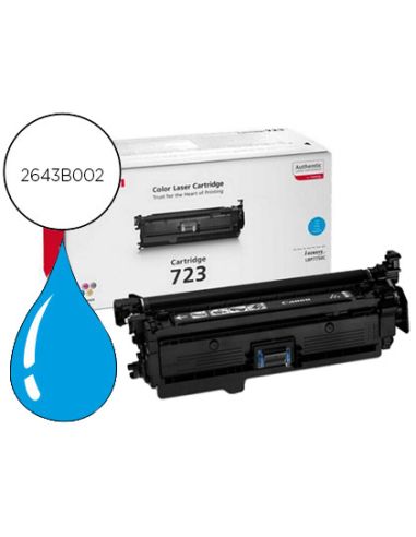 Toner Canon Laser Crg 723 Cyan 5000 Pag