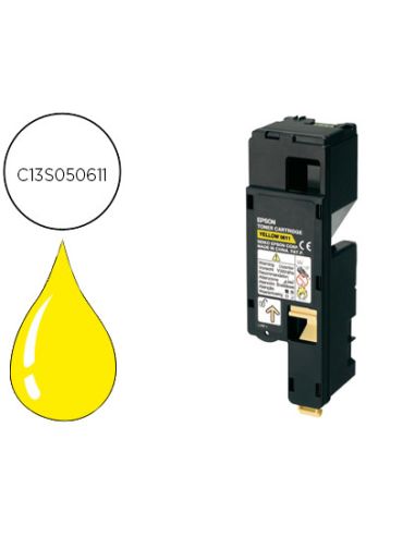 Toner Epson C13S050613 Al-C1700/C1750/Cx17 Amarillo 1400 Pag