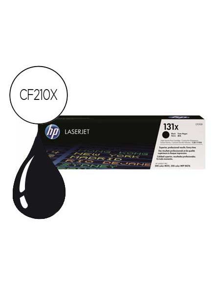 Toner Hp 131X Laserjet Pro 200/ M251 Cf210X Negro 2400 Pag
