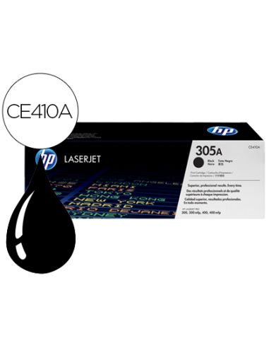 Toner Hp 305A Laserjet M351/M451/M375/M475 Negro 2200 Pag