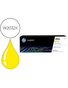 Toner Hp 415X Laser Color M454 / Mfp M479 Amarillo 6000 Paginas