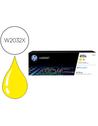 Toner Hp 415X Laser Color M454 / Mfp M479 Amarillo 6000 Paginas