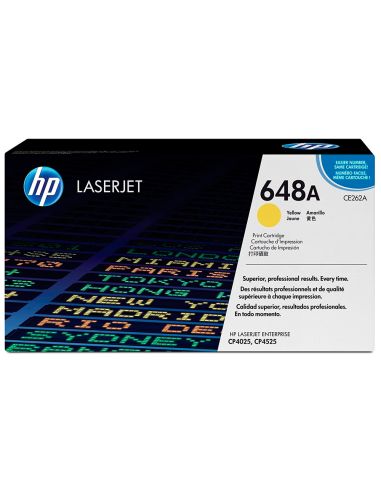 Toner Hp Color Laserjet Cp4025/Cp4525 -Ce262A- Amarillo 11.000 Pags