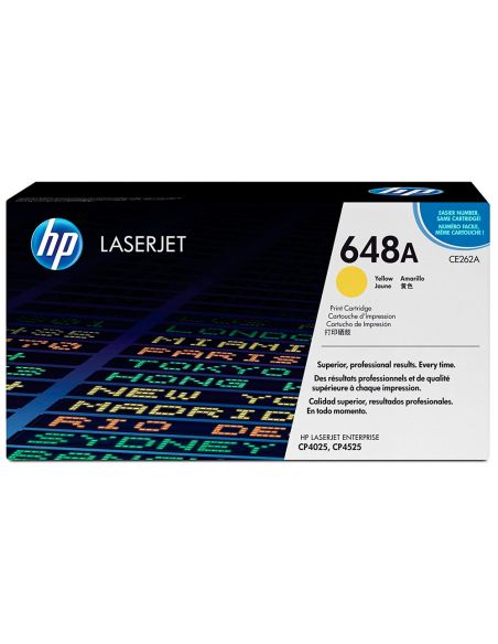 Toner Hp Color Laserjet Cp4025/Cp4525 -Ce262A- Amarillo 11.000 Pags
