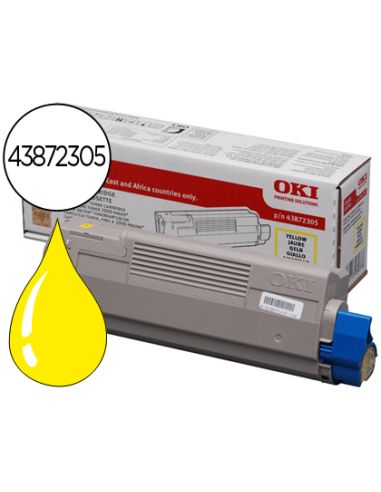 Toner Oki C5650/5750 Amarillo 2000 Pag Type C11