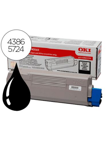 Toner Oki C5850/5950/Mc560 Negro -8000Pag- Type C11