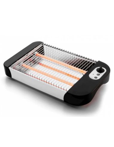 Tostador Lacor Plano Potencia 600W Con Bandeja Recogemigas 36X21X6,5 Cm