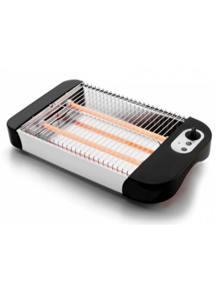 Tostador Lacor Plano Potencia 600W Con Bandeja Recogemigas 36X21X6,5 Cm