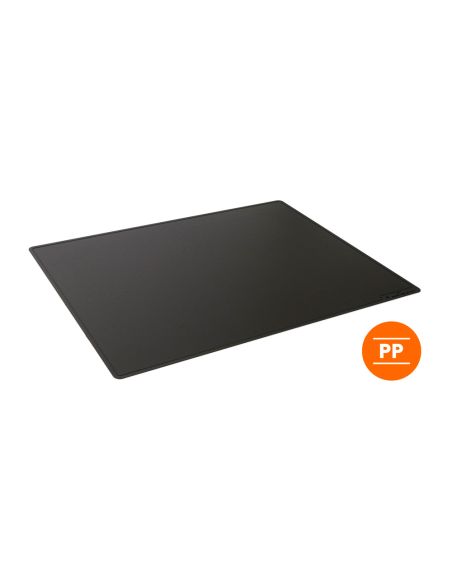 Vade Sobremesa Durable Polipropileno Antideslizante Contorneado Color Negro 53X40 Cm