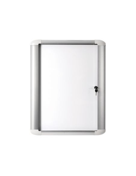 Vitrina De Anuncio Bi-Office Magnetica 816X688 Mm Para Exterior Con Marco De Aluminio Y Cerradura