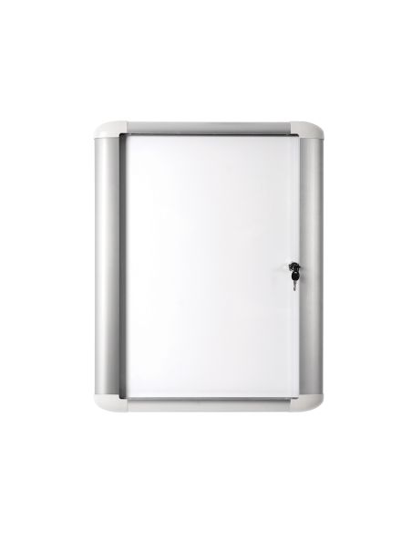 Vitrina De Anuncio Bi-Office Magnetica 816X995 Mm Para Exterior Con Marco De Aluminio Y Cerradura