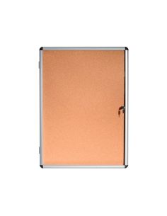 Vitrina De Anuncios Bi-Office Fondo Corcho De Interior Marco De Aluminio 720X981 Mm 2