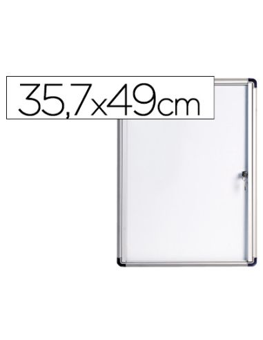 Vitrina De Anuncios Bi-Office Fondo Magnetico Extraplana De Interior 357X490 Mm
