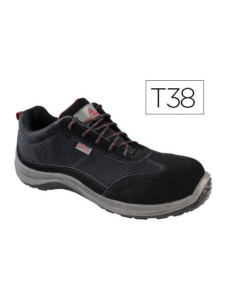 Zapatos De Seguridad Deltaplus Asti Piel De Serraje Afelpado Suela De Composite Negro Talla 38|Libreriasalesiana