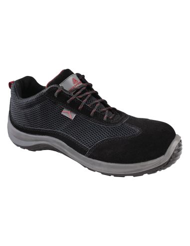 Zapatos De Seguridad Deltaplus Asti Piel De Serraje Afelpado Suela De Composite Negro Talla 42