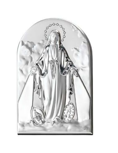 Cuadro Arco Plata 9X13 Cm Milagrosa 2528