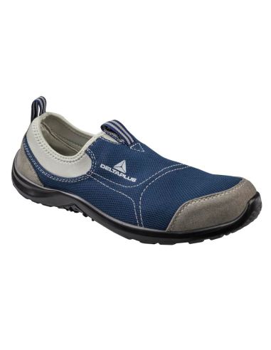 Zapatos De Seguridad Deltaplus De Poliester Y Algodon Con Plantilla Y Puntera - Color Azul Marino Talla 36